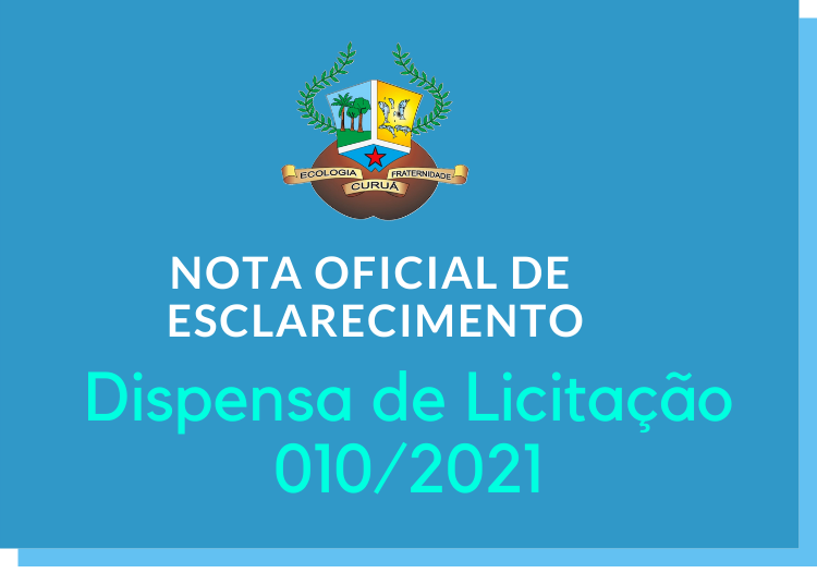 NOTA OFICIAL DE ESCLARECIMENTO