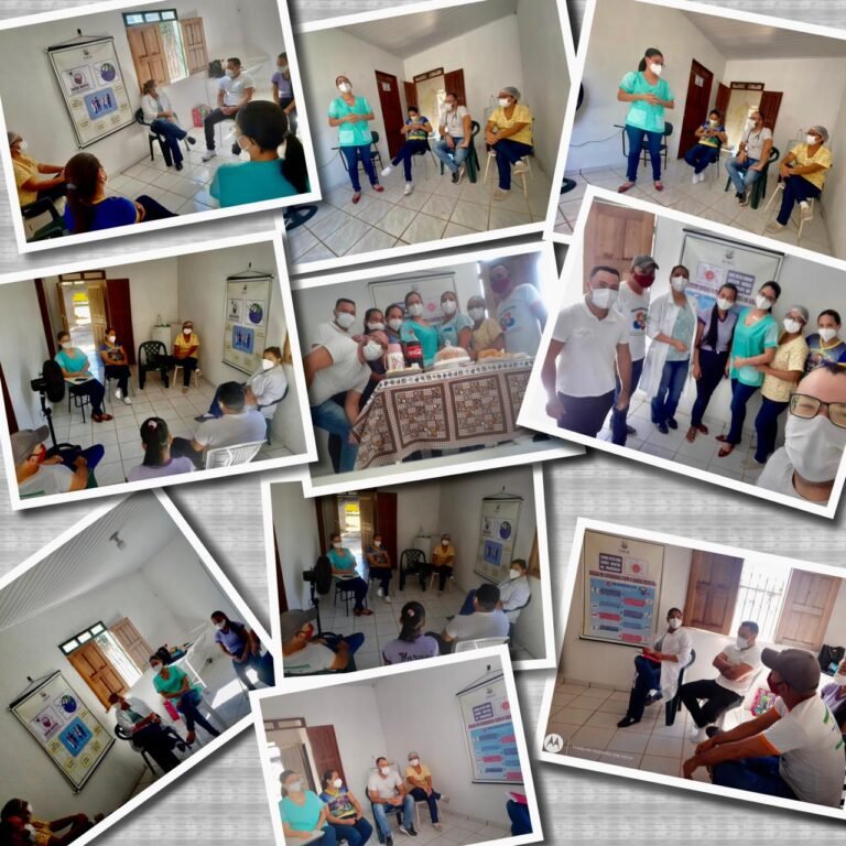 Psicóloga da SEMSA realiza trabalho com Agentes Comunitários de Saúde que atuam no município