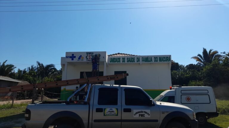 Reformas no prédio da Unidade de Saúde da Família da Comunidade Macurá