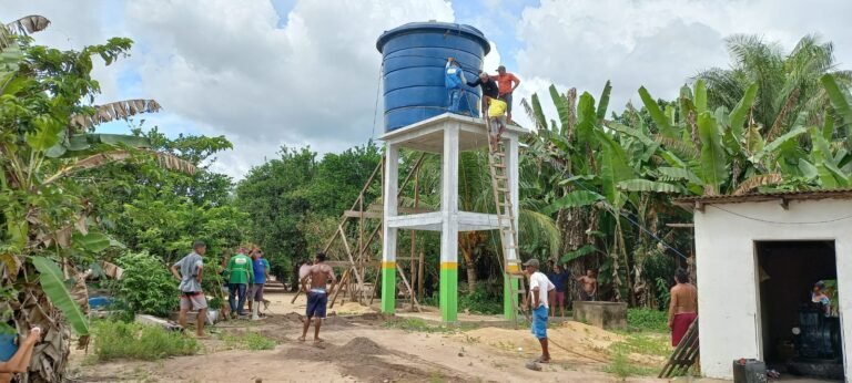 Comunidade Barreirinha recebe nova estrutura de microssistema de abastecimento de água
