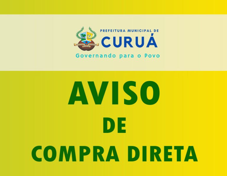 Aviso de Compra Direta – Prestação de serviços gráficos SEMED