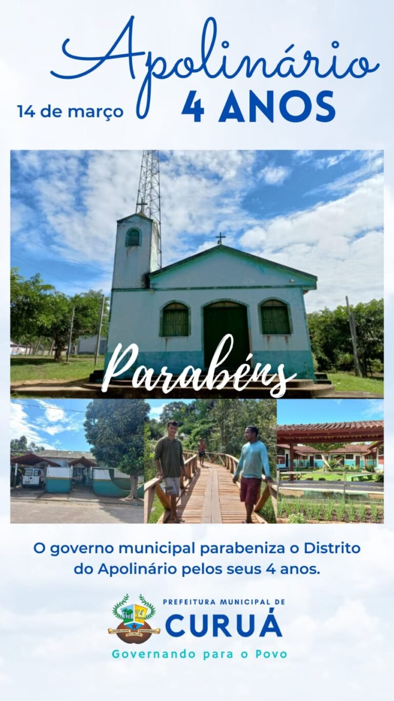 Distrito do Apolinário completa 4 anos e Prefeitura realiza ação de atendimento à população