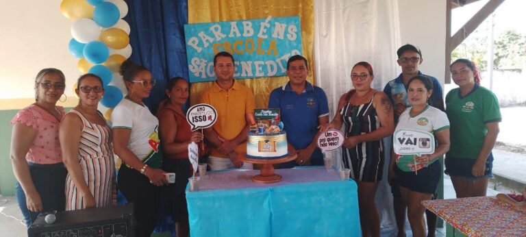 Comemoração dos 22 anos da escola São Benedito na comunidade Centrinho