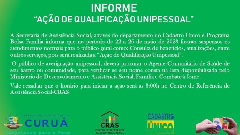 Atenção população.