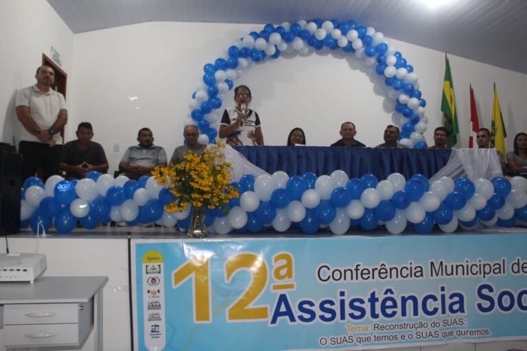 Iniciou a 12° CONFERÊNCIA DE ASSISTÊNCIA SOCIAL do município de Curuá.