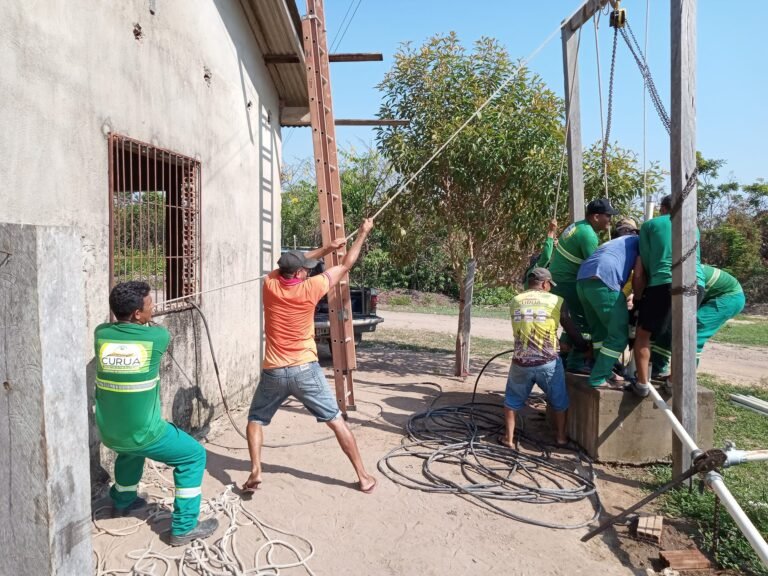 Secretaria de infraestrutura realiza substituição da bomba do bairro São Francisco!