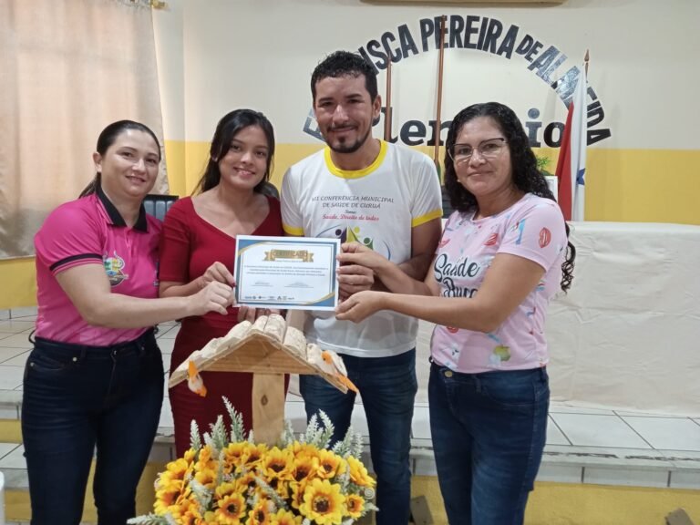 Cerimônia de entrega de Certificados do Previne Brasil.