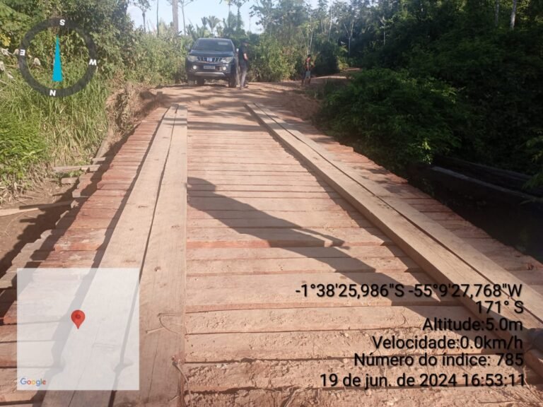 Prefeitura conclui construção de ponte na estrada da Maloca!