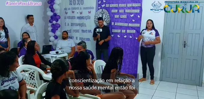 Secretaria de Saúde realiza palestra sobre as campanhas Janeiro Branco e Janeiro Roxo