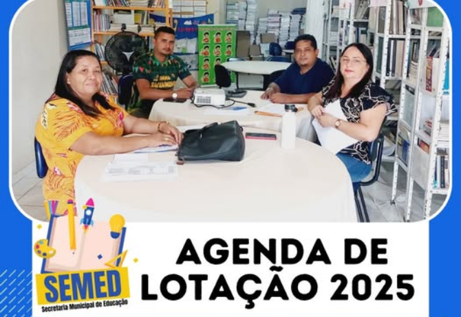 AGENDA SEMED / LOTAÇÃO 2025