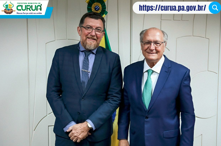 Secretário de Agricultura e Abastecimento de Curuá é recebido pelo Vice-presidente da República em Brasília